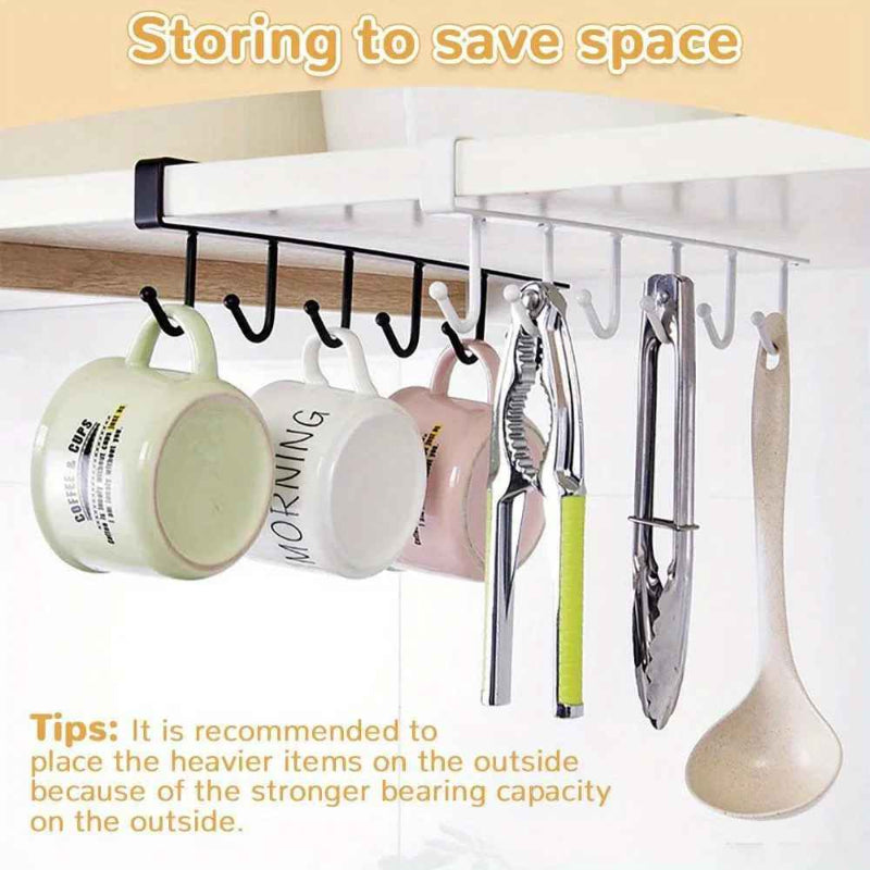 GlideHold® ShelfHooks 1+1 ILMAISEKSI: Hylly Ripustettavat Telinekoukut Keittiöön Ja Vaatekaappiin