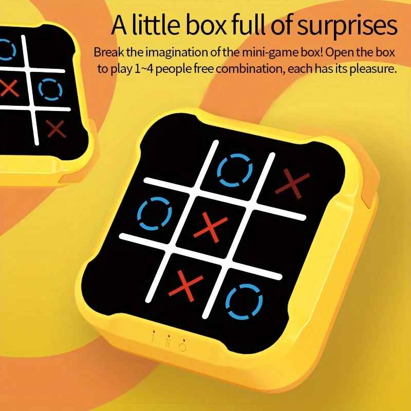 Kletshuts™ FunTicTacToe: Interaktiivinen Elektroninen Ristinolla Peli Varten Kaikki Ikäryhmät