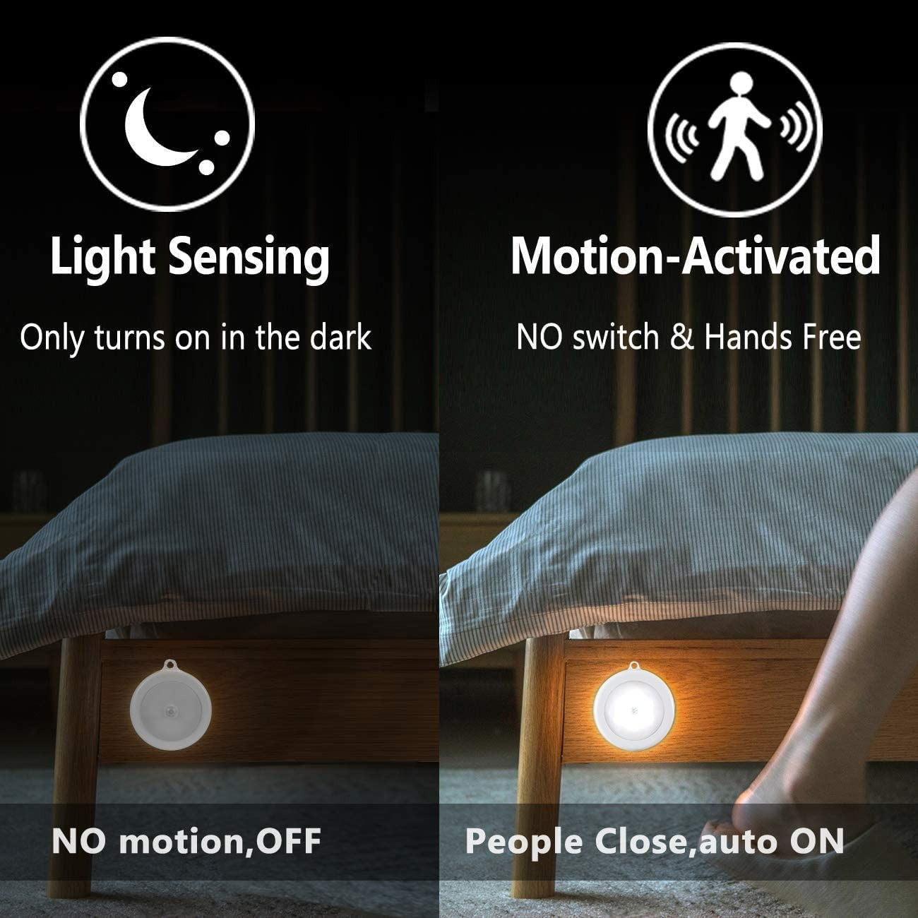 OVERNIGHT™ SMART Ultra Sensori Led | USB Ladattava