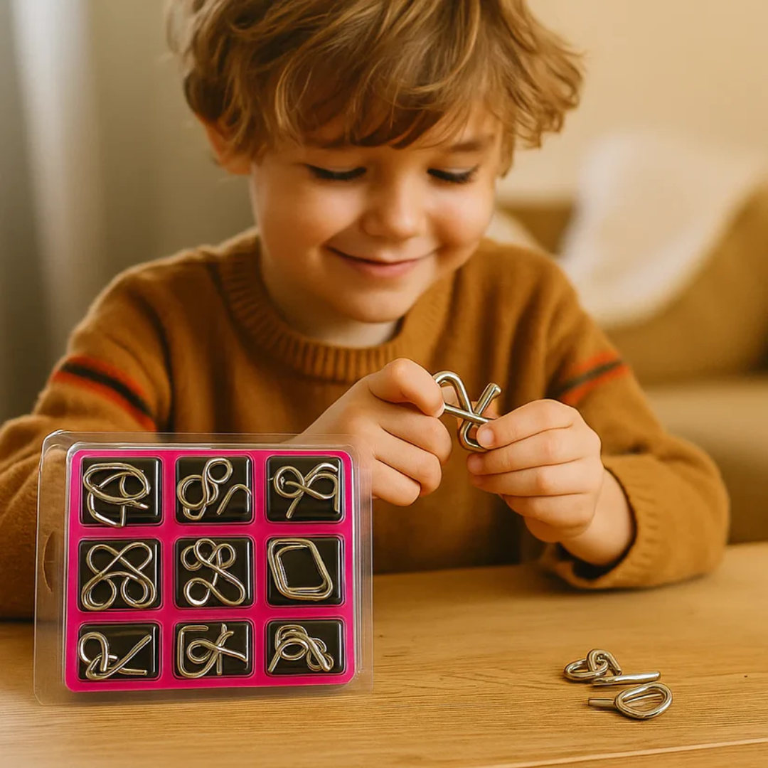 Kletshuts™ MetalPuzzles: Lapset Aivo Teaserit Metalli Palapeli Sarja