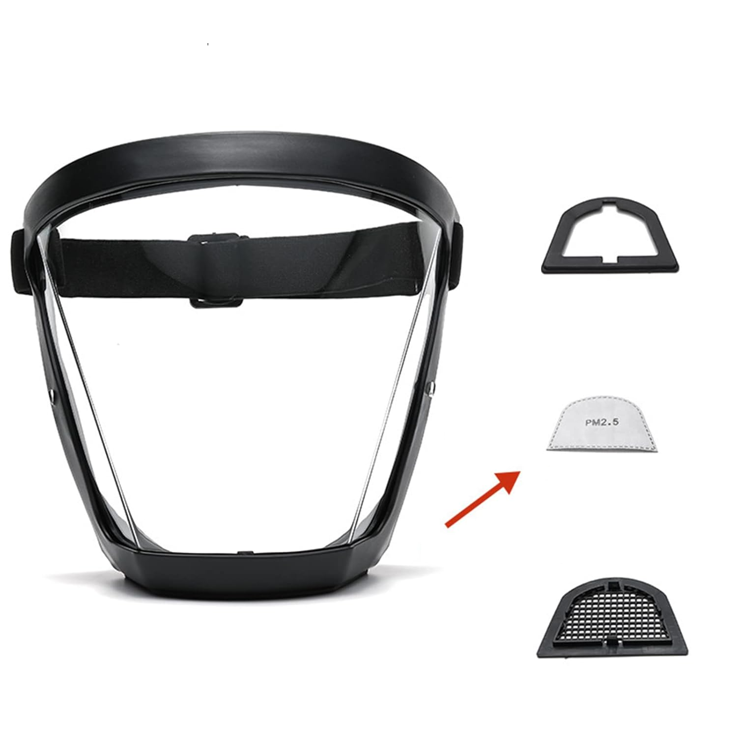 MaskFilter - Ulkona Ja Sisällä Täysi Kasvo Suojaava Teollinen Maskisuodatin