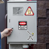 FunnyStickers: Hauskat Sinikauluksiset Vedenkestävät Tarrat Pakata