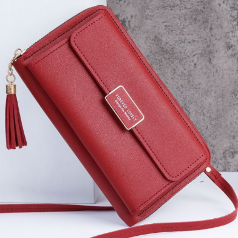 Icone™ WalletBag: Muunneltava Iso Lompak Rintareppu Kokassi