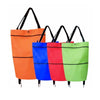 Icone™ GroceryBag 1+1 ILMAINEN: Suuri Kapasiteetti Ostoskassi Taitettavilla Pyörillä