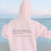 Icone™ DearHoodie: Huppari Kanssa Edessä Ja Takana Viesti Painatus