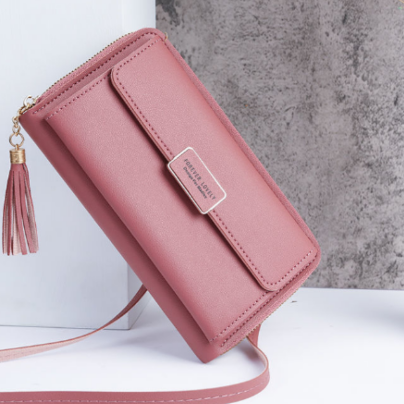Icone™ WalletBag: Muunneltava Iso Lompak Rintareppu Kokassi