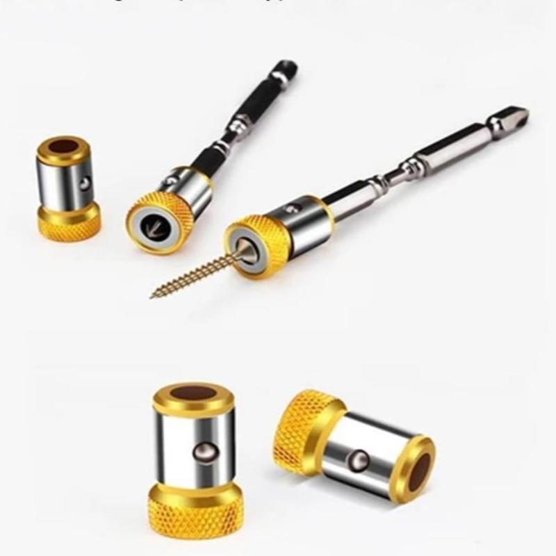 ScrewdriverTip 1+1 ILMAINEN - Magneettinen Ruuvimeisseli Kärki Irrotettava Rengas