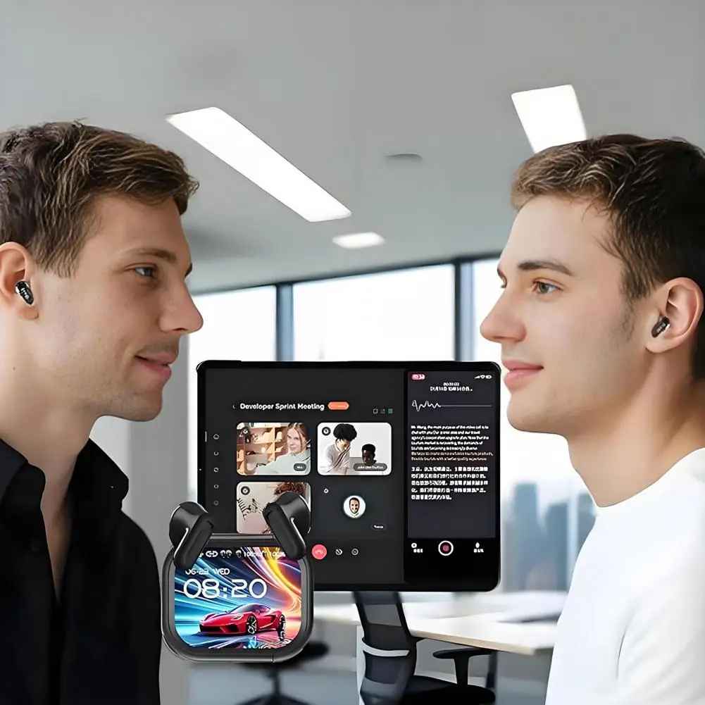 ProEarbuds™ – Kompaktit Matkailukorvakuulokkeet Älykkäällä Näytöllä