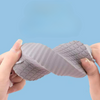 ExfoliatingSponge 1+1 ILMAINEN - Pehmeä Vartalon Kuoriva Sieni Suihku Pesuri
