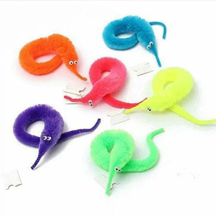 Kletshuts™ TwistyWorm - Sateenkaari Taika Kiemurteleva Mato