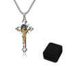 Jewelance™ CrossProtection 1+1 ILMAINEN: Hengellinen Suojaus Ristiriipus Kaulakoru Lahjapakkauksessa