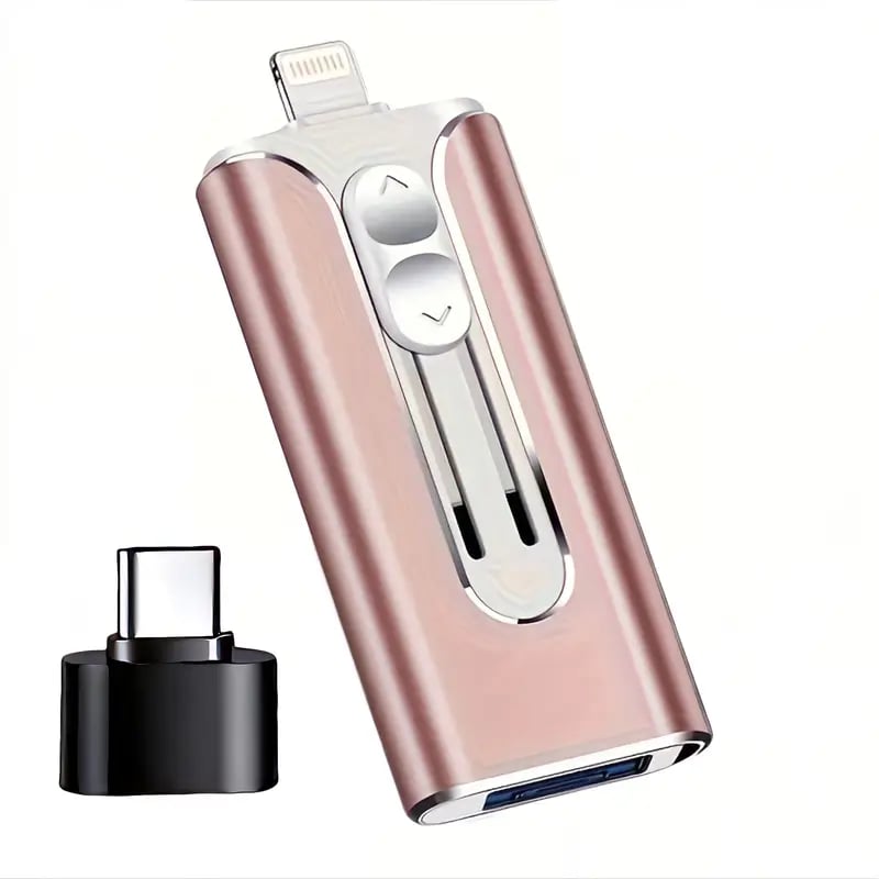 USBDrive - Kompakti Ja Kestävä Monilaitteinen 4‑In‑1 USB-Muistitikku