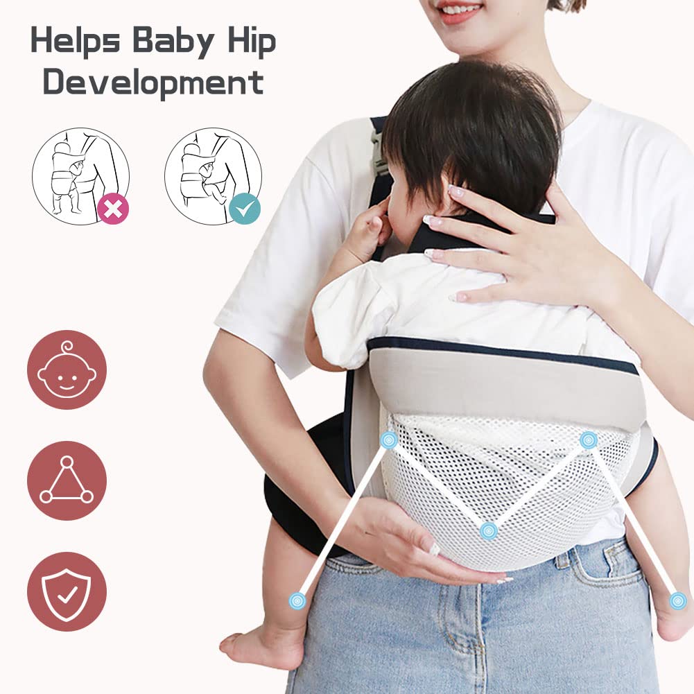 Kletshuts™ SlingCarrier: Hengittävä Vauva Sling Kantokoppa