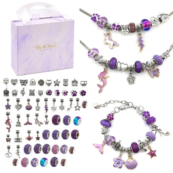 Jewelance™ BraceletKit - Tee-Se-Itse- Korujen Riipus - Tekosarja