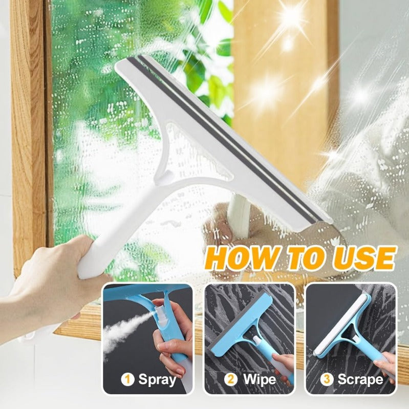 Cleaner Pro° GlassCleaner 1+1 ILMAISEKSI: Lopullinen 3-In-1 Lasinpuhdistusaine Työkalu