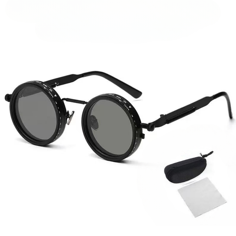 AdjustableSunglass: Kirkkaasta Valosta Matala Valoon Säädettävä Himmennysaurinkolasi Kotelolla