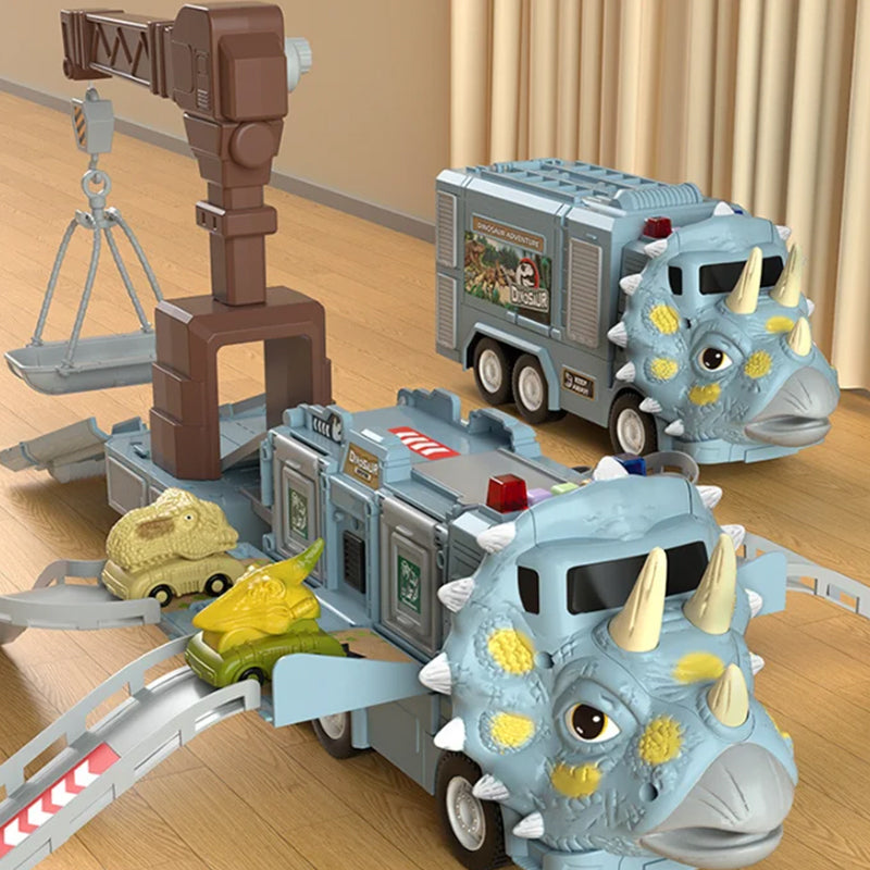 Kletshuts™ DinoTruck: Dinosaurus Kuorma Auto Lelu Sarja Valoin Ja Musiikilla