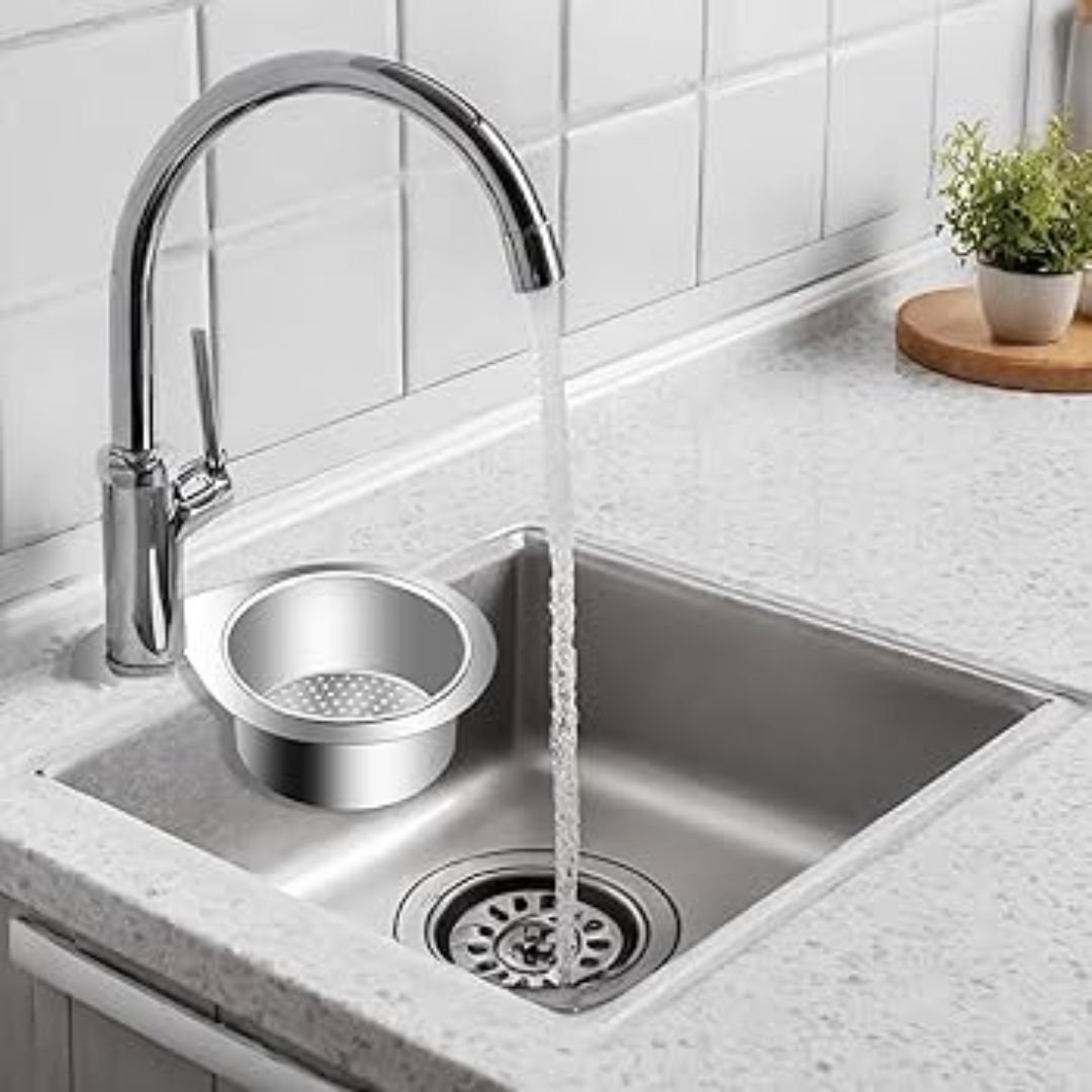 Globetrek° SinkStrainer 1+1 ILMAISEKSI: Ruostumaton Suodatin Joutsen Tyyli Tiskialtaan Siivilä