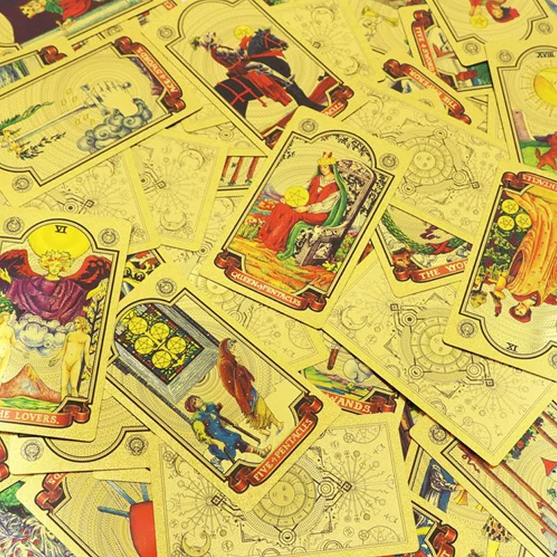 TarotCards - Mystiset Kultaiset Tarot Kortit