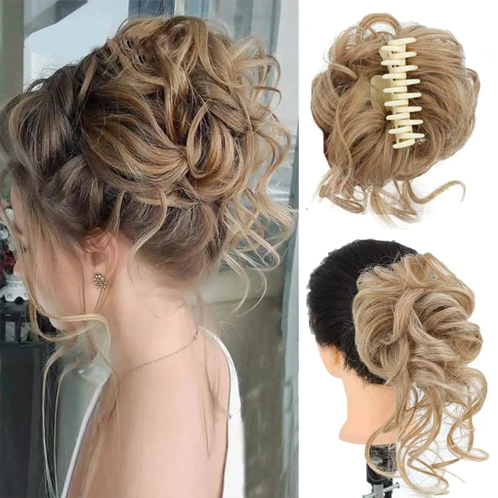 Rose® CurlyBun: Instant Kihara Bun Hiukset Clamp