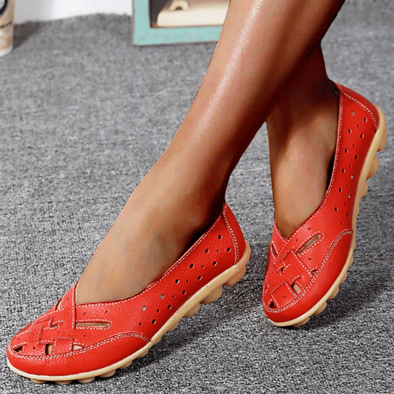 Happy™ SoftShoes: Joustavat Pehmeät Pehmustetut Tasaiset Kengät Naisille