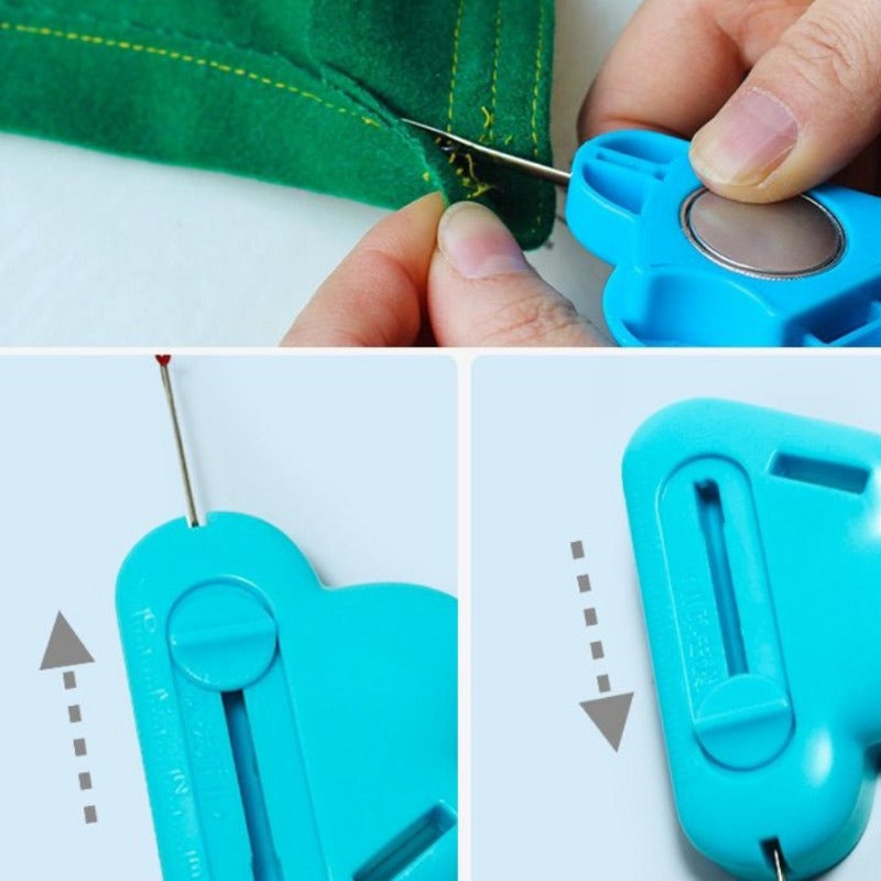 SewingTool- 2 in 1 Säädettävä Ompelunohjain Ja Sisäänrakennettu Sauman Ripper Työkalu