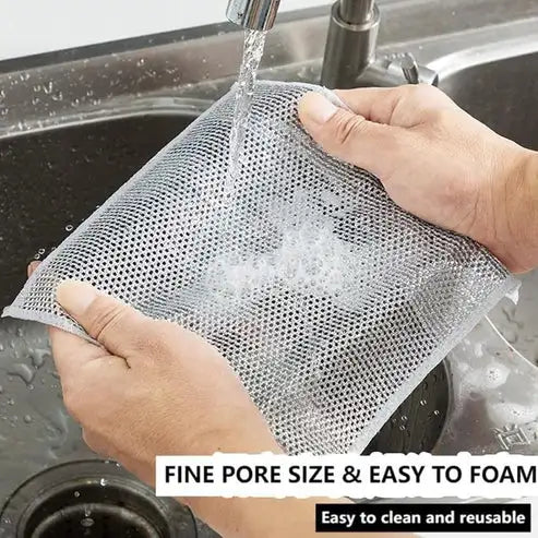 Cleaner Pro° ScrubPad: Monikäyttöinen Lanka Astianpesu Tyyny