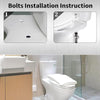 Globetrek° ToiletBolt 1+1-Sarja ILMAISEKSI: Raskaaseen Käyttöön Tarkoitettu Wc-Istuin Lukituspultti Ja Ruuvit