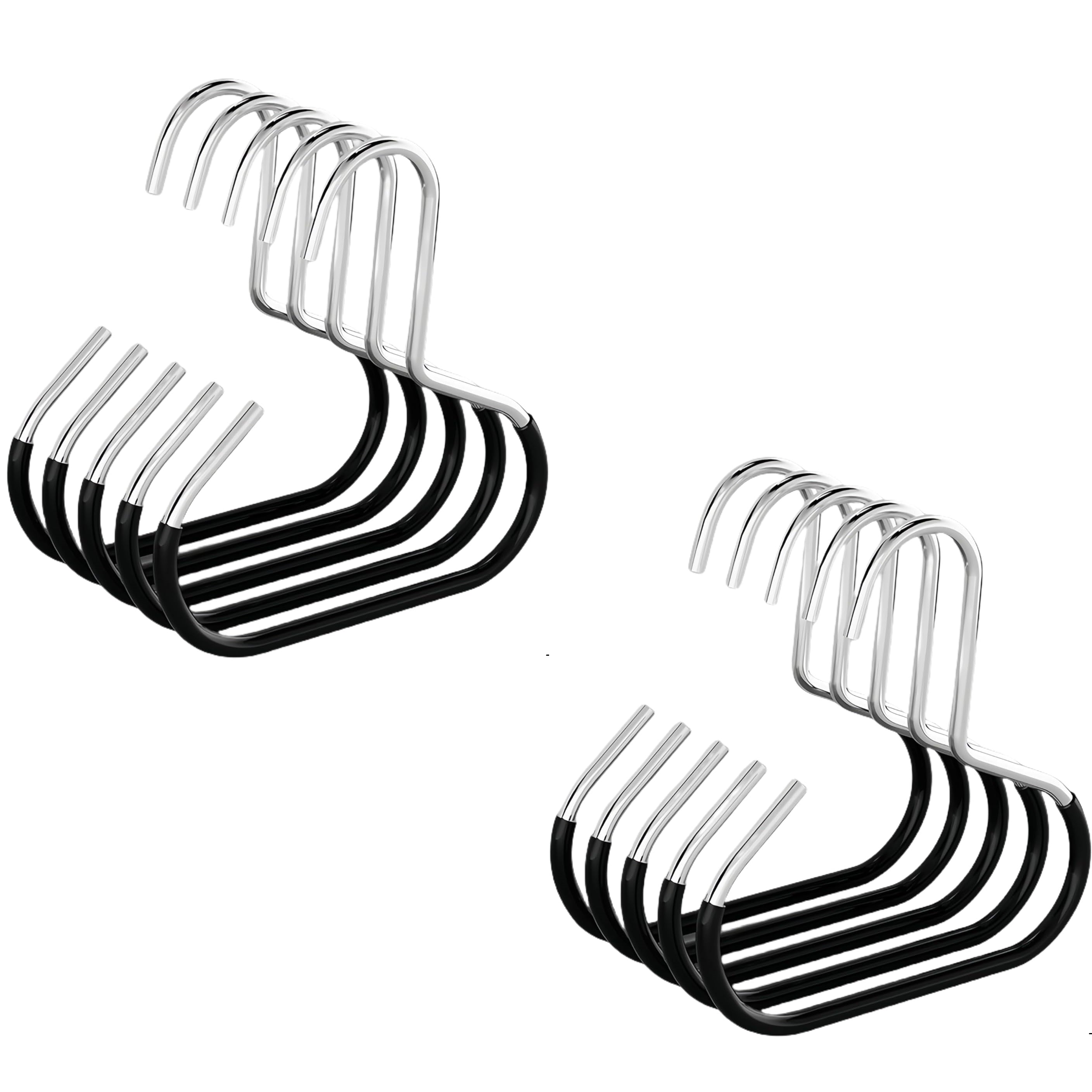 GlideHold® ClosetRing 1+1 ILMAISEKSI: Avoin Rengas Tilaa Säästävä Vaatekaappi Ripustin