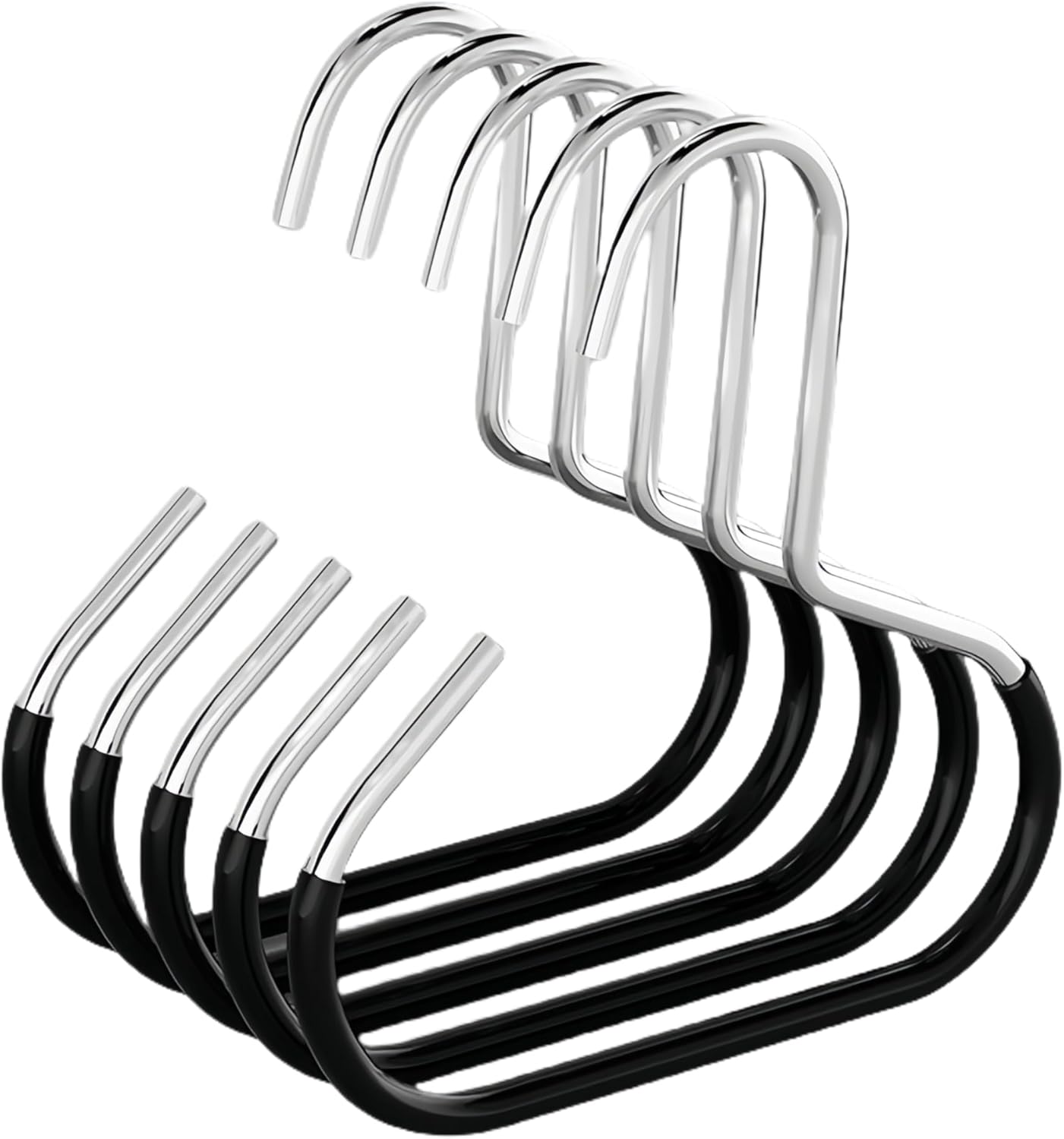 GlideHold® ClosetRing 1+1 ILMAISEKSI: Avoin Rengas Tilaa Säästävä Vaatekaappi Ripustin