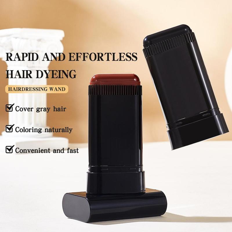 Rose® HairStick 1+1 ILMAINEN: 2 Yhdessä Välitön Hiustenväri Ja Kampa Kierrekepit