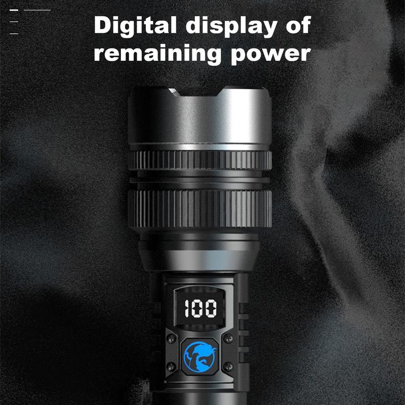 Ledsen™ AdjustableFlashlight: Ultrakirkas Ladattava Taskulamppu Säädettävällä Säteellä