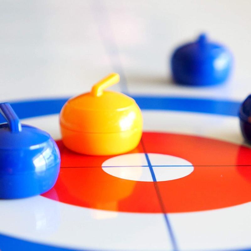 Kletshuts™ CurlingGame: Pöytälevy Curling Peli Varten Kaikki Ikärajat