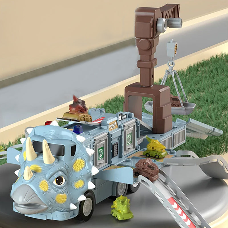 Kletshuts™ DinoTruck: Dinosaurus Kuorma Auto Lelu Sarja Valoin Ja Musiikilla