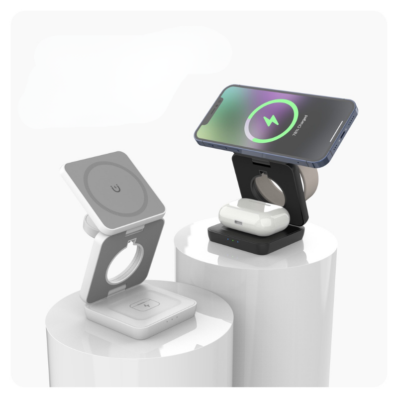 Holder360° MultiCharger: Monitoiminen Taittuva Magneettinen Lataus Teline