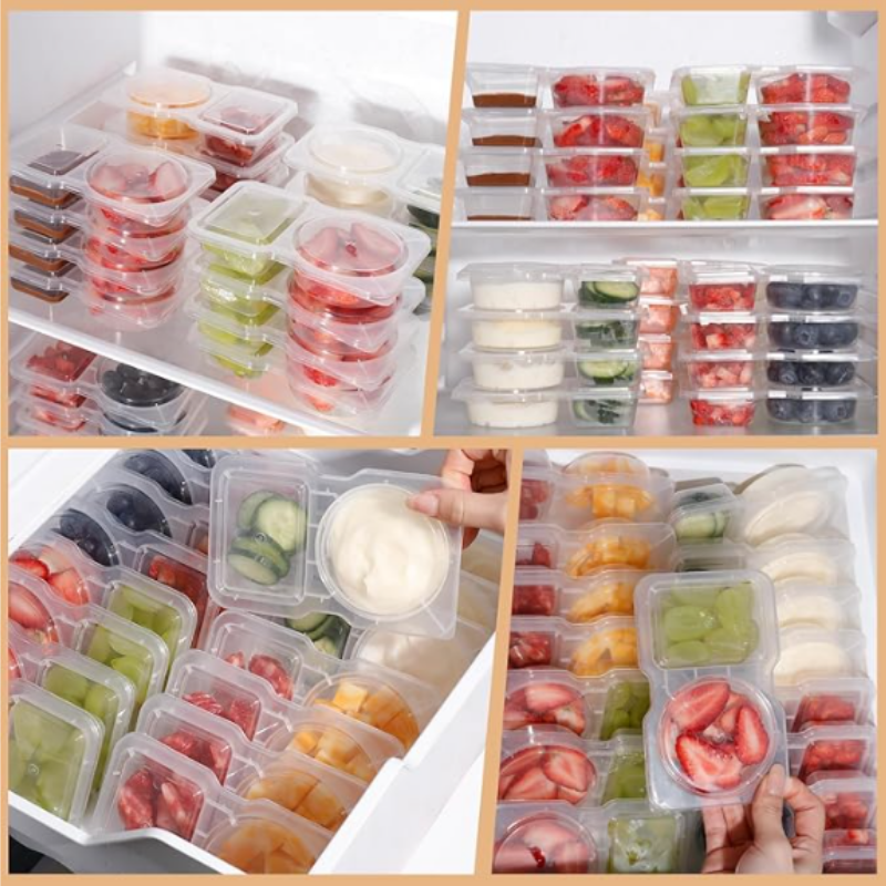 Globetrek° FoodContainer: Kaksiosastoinen Elintarvikkeiden Säilytysastia