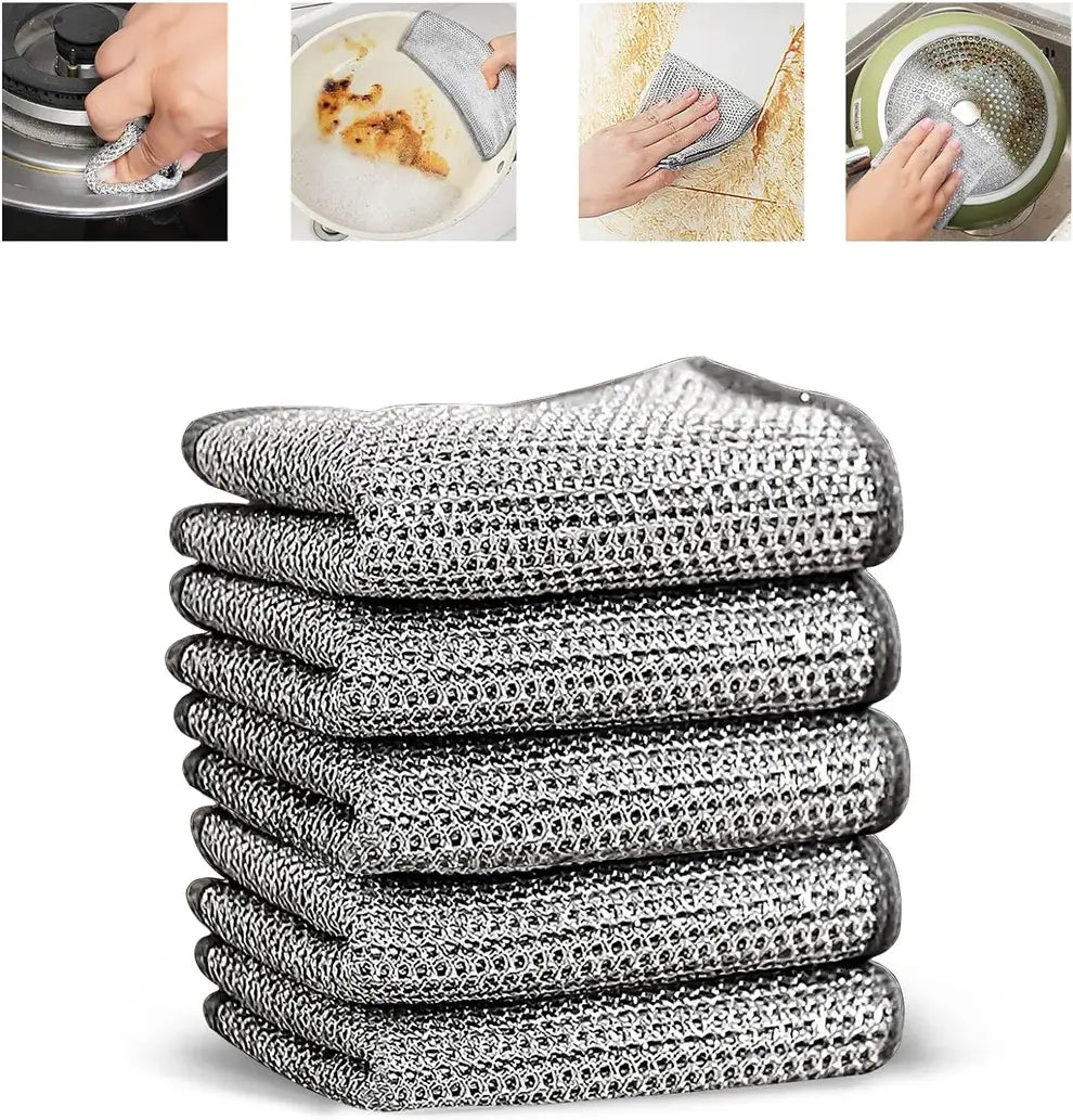 Cleaner Pro° ScrubPad: Monikäyttöinen Lanka Astianpesu Tyyny