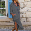 Icone™ ShirtDress: Virtaava Paita Sivuhalkiolla Mekko