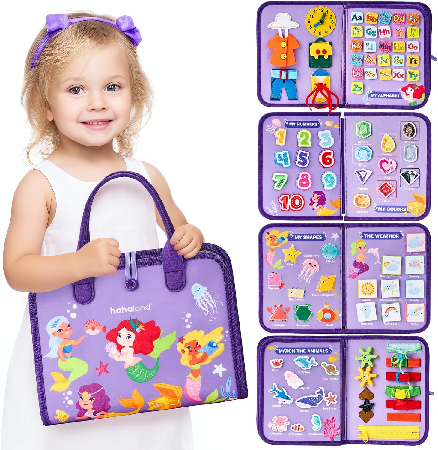 Kletshuts™ BusyBoard: Aistillinen Pienmotoriset Taidot Montessori Koulutuksellinen Toimintataulu