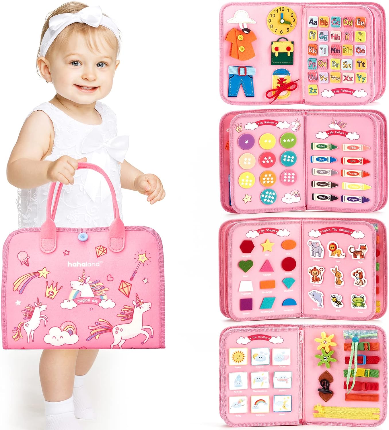 Kletshuts™ BusyBoard: Aistillinen Pienmotoriset Taidot Montessori Koulutuksellinen Toimintataulu