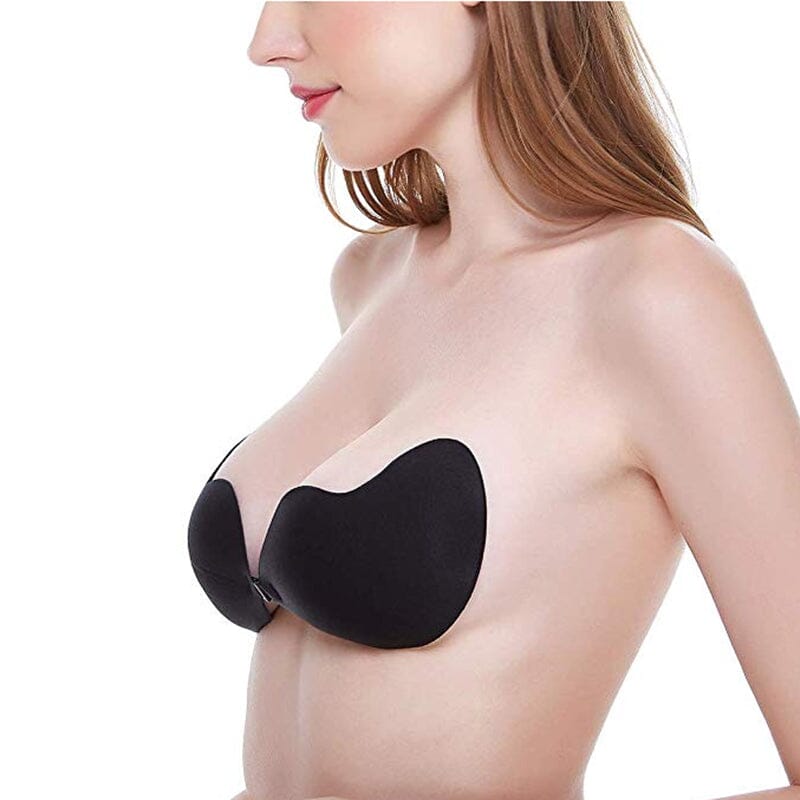 Icone™ PushBra 1+1 ILMAINEN: Itseliimautuva Olkaimeton Push-Up-Rintaliivi