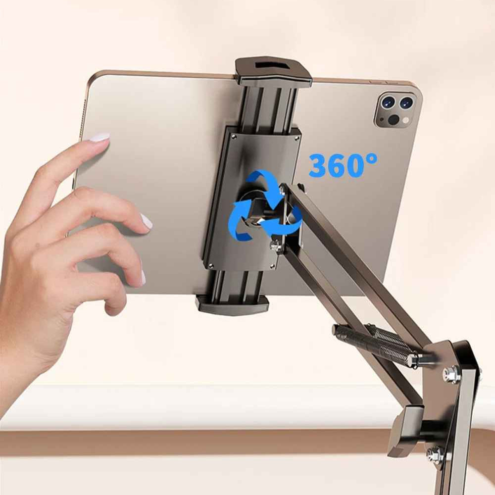 Holder360° PowerHold - Yleiskäyttöinen Puhelimen Ja Tabletin Säädettävä Pidike