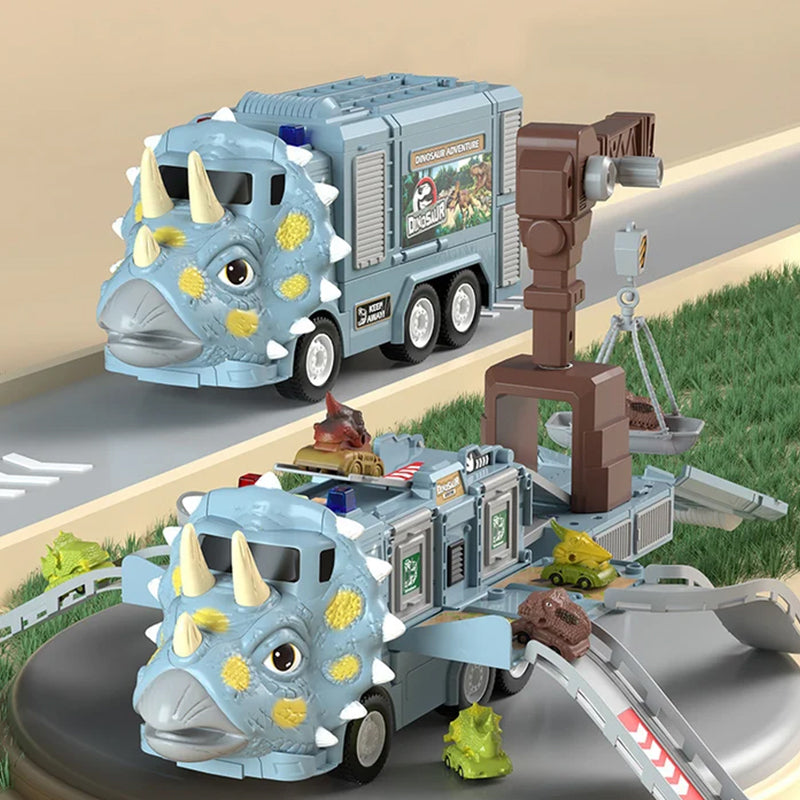 Kletshuts™ DinoTruck: Dinosaurus Kuorma Auto Lelu Sarja Valoin Ja Musiikilla