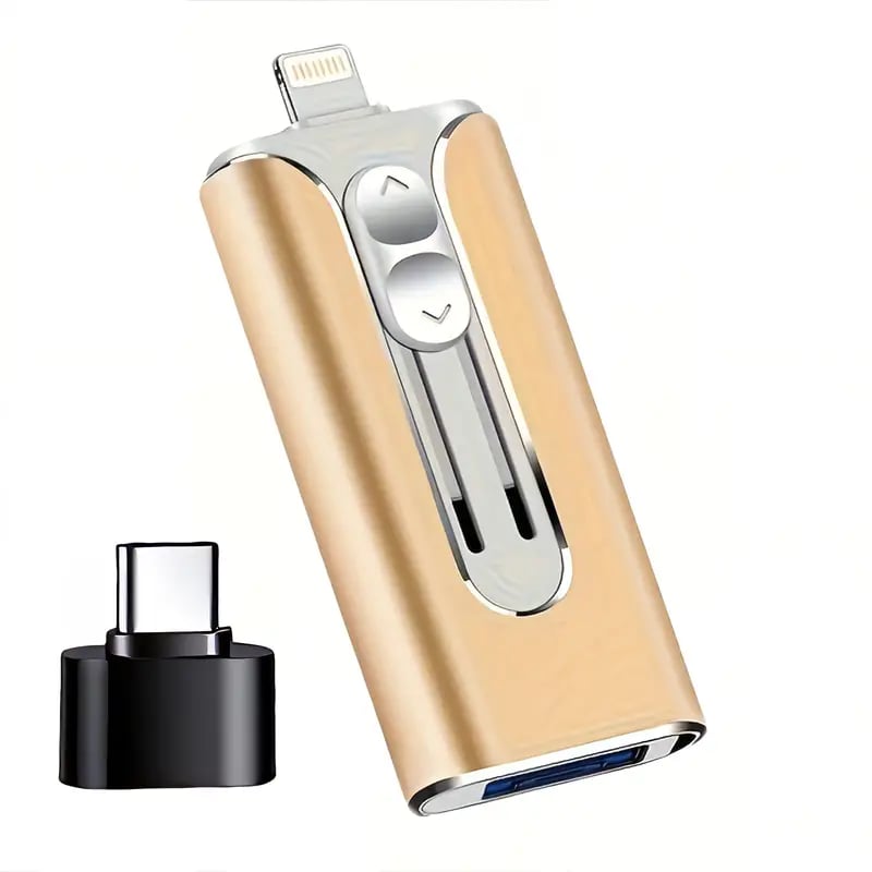 USBDrive - Kompakti Ja Kestävä Monilaitteinen 4‑In‑1 USB-Muistitikku