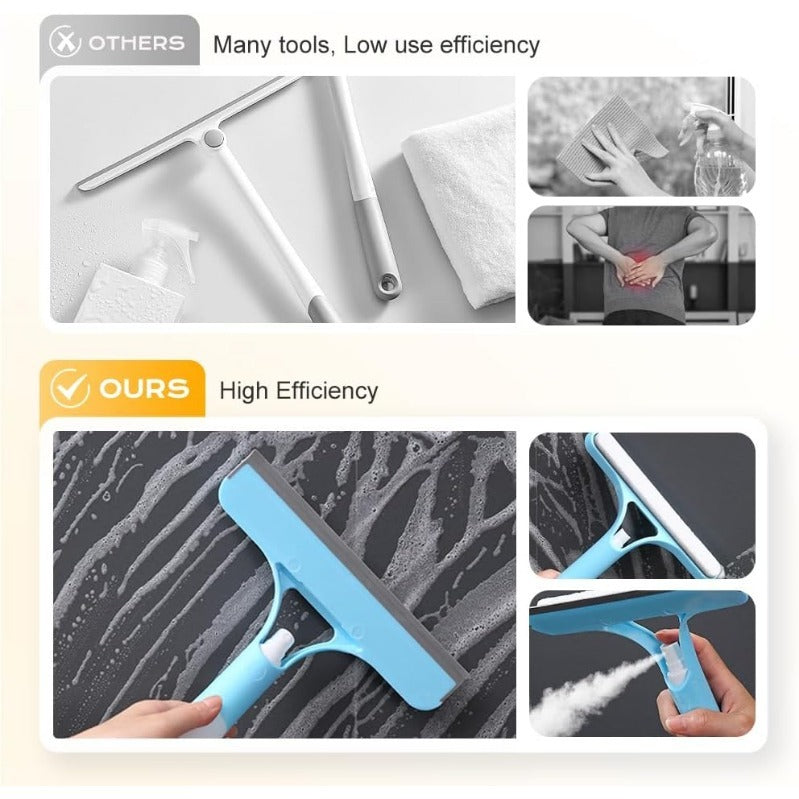 Cleaner Pro° GlassCleaner 1+1 ILMAISEKSI: Lopullinen 3-In-1 Lasinpuhdistusaine Työkalu