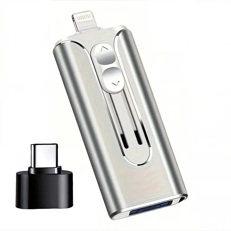 USBDrive - Kompakti Ja Kestävä Monilaitteinen 4‑In‑1 USB-Muistitikku