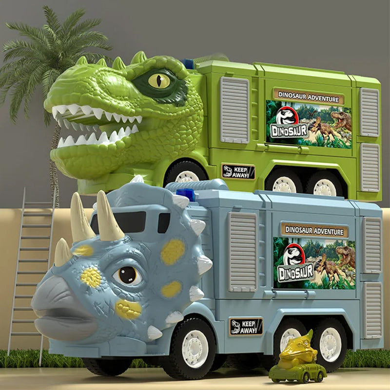Kletshuts™ DinoTruck: Dinosaurus Kuorma Auto Lelu Sarja Valoin Ja Musiikilla