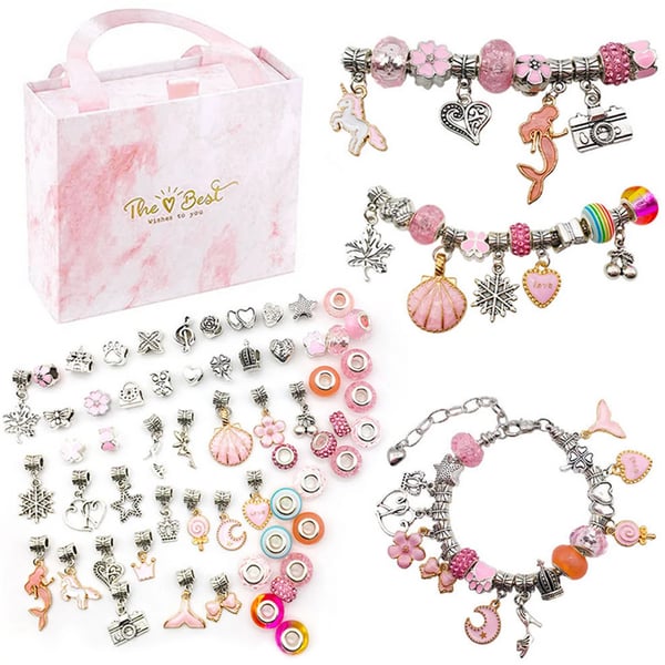 Jewelance™ BraceletKit - Tee-Se-Itse- Korujen Riipus - Tekosarja