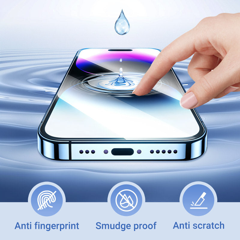 ScreenProtect 1+1 ILMAINEN: iPhone-Karkaistu Lasi HD-Näytönsuoja
