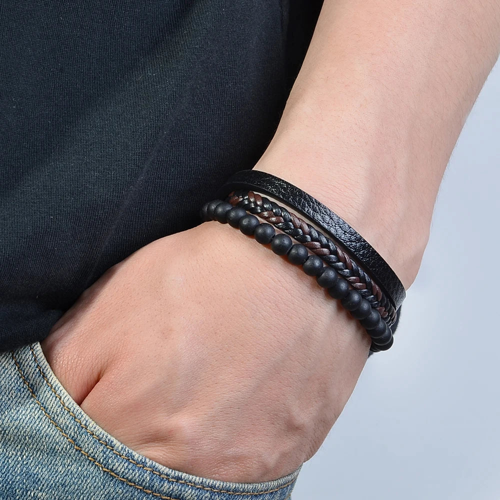Jewelance™ CalmBand: Rauhoittava Luonnonkivi Ahdistus Rannekoru